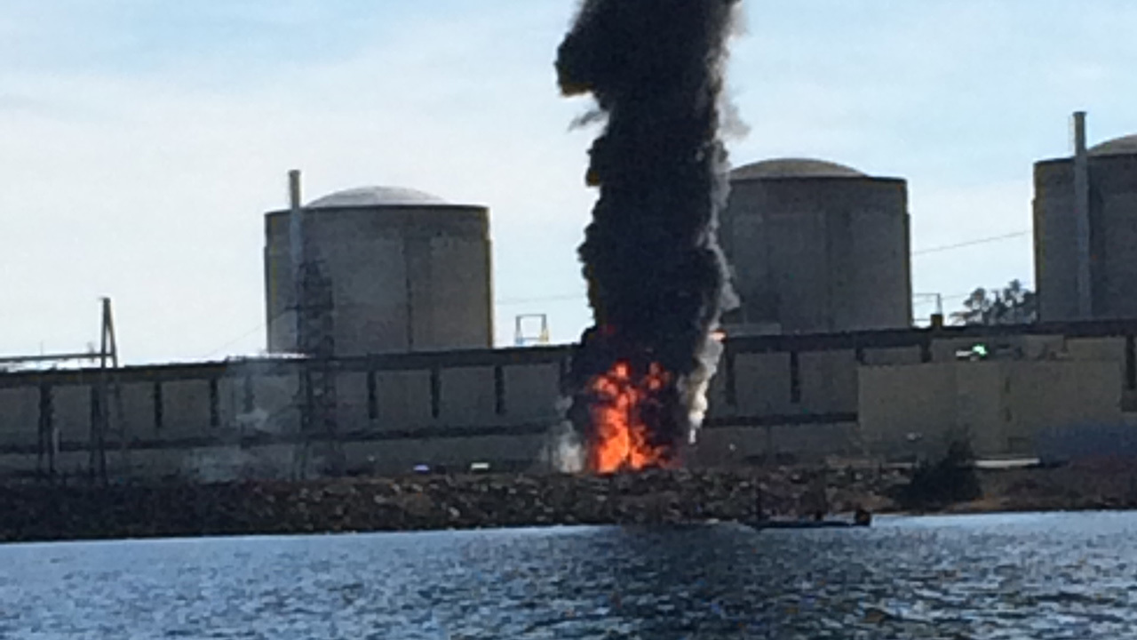 Unusual event declared after transformer fire at SC